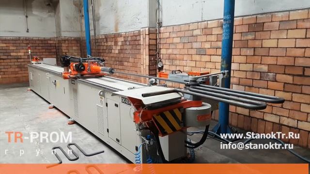 Изготовление М-образных змеевиков (полотенцесушителей) на станке Cansa Makina CNC 42S R1 смотреть онлайн