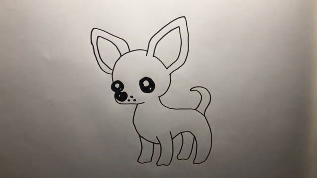 How to Draw Chihuahua Step by step | Cute chihuahua dog смотреть онлайн
