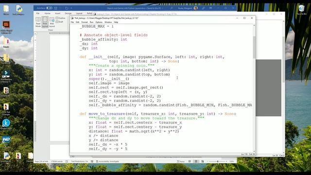 Intelligent NPC / sprite behavior using a Subject-Observer model in pygame; fun programming project смотреть онлайн