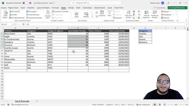 Curso Básico de Excel - Office 365 - Aula 3 смотреть онлайн