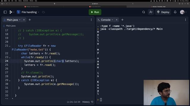 File Handling in Java Complete Course смотреть онлайн
