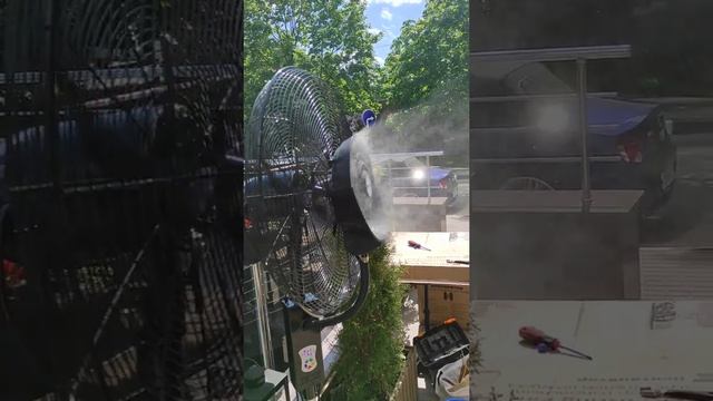 Вентилятор с увлажением воздуха HomieLand HL-260 в действии (ч.1) смотреть онлайн