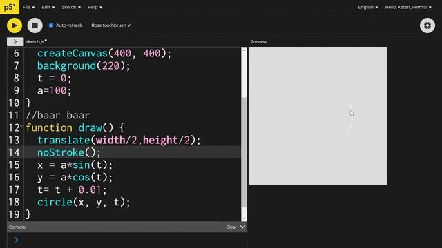 08 | p5 JavaScript | sin( ) cos( ) function | in Hindi смотреть онлайн