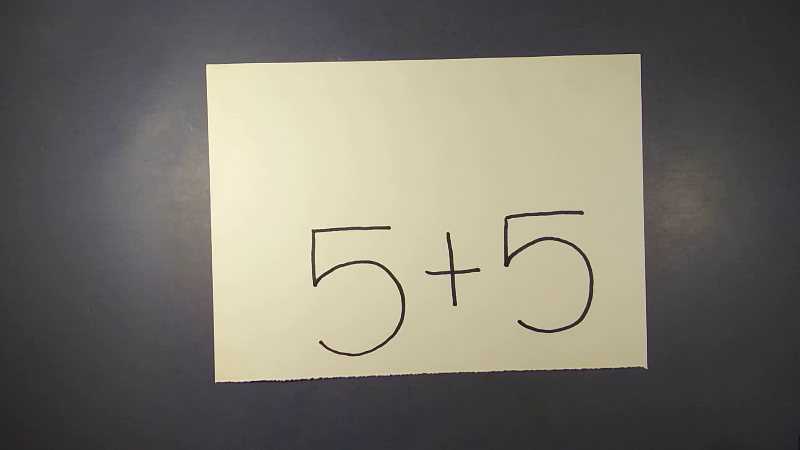 Что можно нарисовать из 5+5.