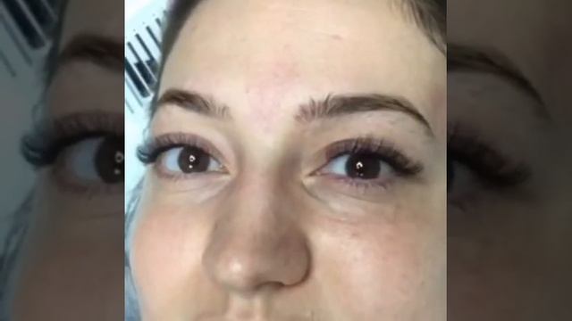 Двойной обьем, нарощенные ресницы (толщина 0,07) смотреть онлайн