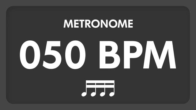 50 BPM - Metronome - 16th Notes смотреть онлайн