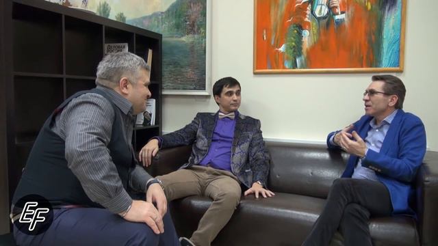 Раяз Фасихов и Урал Султанов в Доме бизнеса