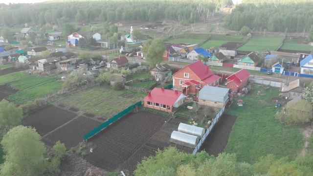 Село Кандрыкуль. Озеро Кандрыкуль. Туймазинский район Башкортостана. Май 2018. Съемки с дрона. 4k смотреть онлайн