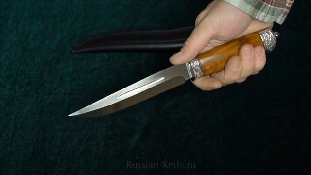 Нож "Лис" (сталь 100Х13М), Златоуст смотреть онлайн