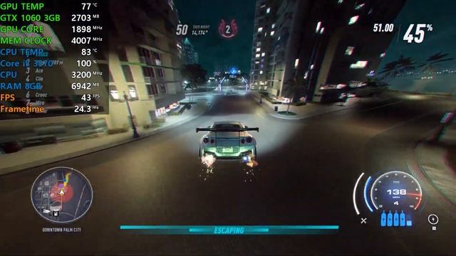 NEED FOR SPEED HEAT - GTX 1060 3GB - Low High Ultra 1080p смотреть онлайн