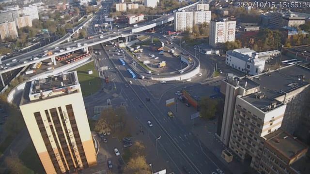 Москва - Нижегородская улица - веб камера 15.10.2020, 12:56