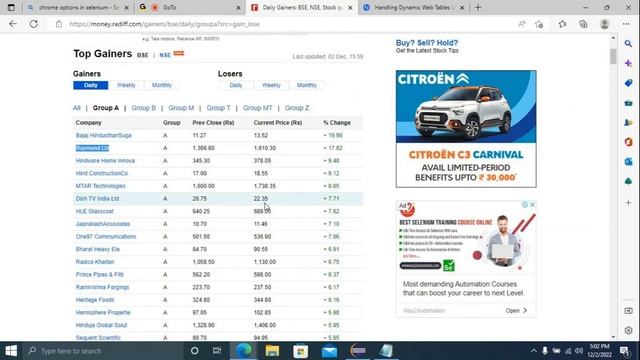 Day45 Handling of Dynamic Web Table in Selenium смотреть онлайн