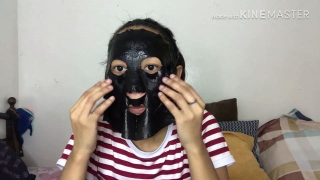 NEW GARNIER BLACK SERUM MASK | PURE CHARCOAL REVIEW | PHILIPPINES | Shericka Biñas смотреть онлайн