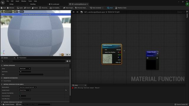 Basic material setup | UE5 Landscape tutorial series смотреть онлайн