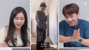 틱톡 ‘Buss It’ 챌린지를 처음 본 한국인 남녀의 반응 | Y