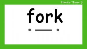 'or' Words _ Blending Phonics Phase 3