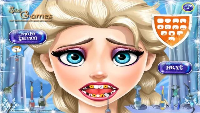 Elsa Tooth Injury | Game for Little kids - dentist game3 смотреть онлайн