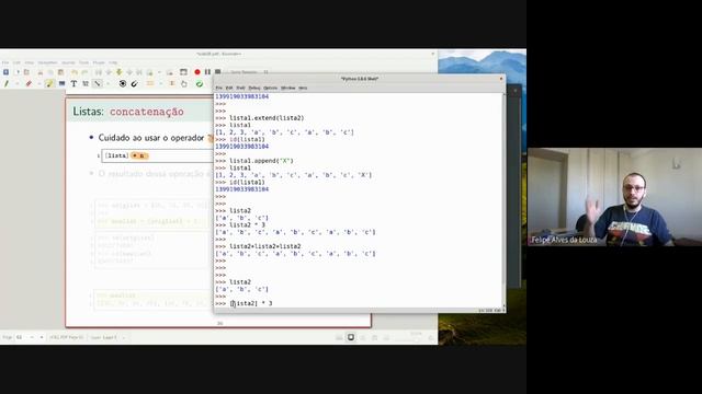 [Python] Aula 8.7 - Concatenação de listas e o método extend() смотреть онлайн