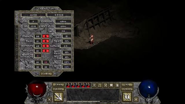 Diablo 1 HD Rogue gameplay [Butcher] =( смотреть онлайн