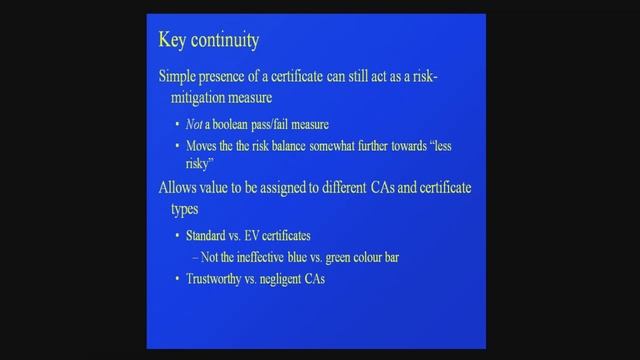 An Embarrassingly Simple Solution to the Problem of Protecting Browser Users - Peter Gutmann смотреть онлайн