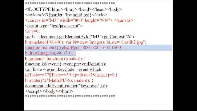 Javascript für Anfänger Tutorial 059 rotate translate смотреть онлайн