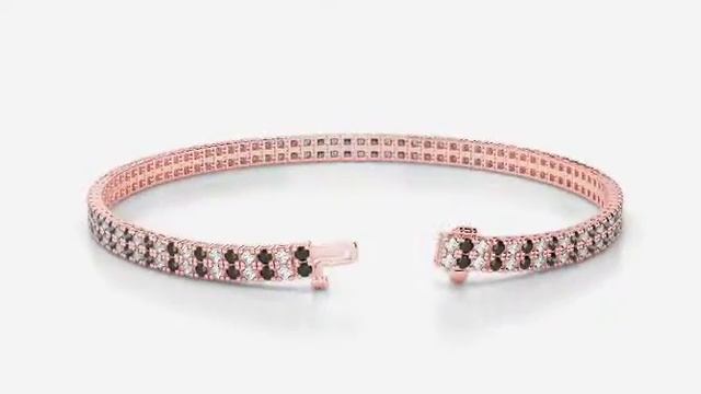 Rose Gold Diamond Bracelet RGold D Blackdiamond Bacelet 1042 смотреть онлайн