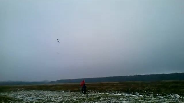 Бой кордовой и радио моделей.