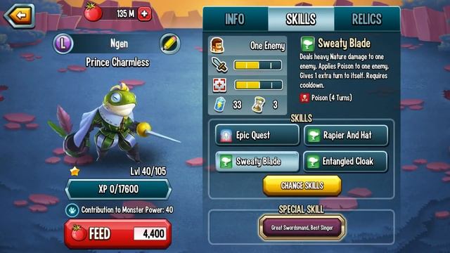 Monster Legends - Feeding to 60! : Prince Charmless смотреть онлайн