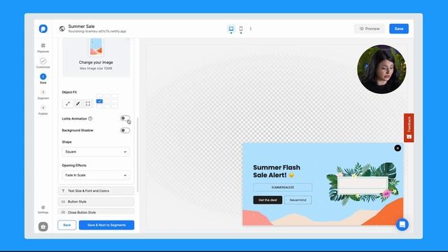 Animated Popup to Boost Summer Sales: Popupsmart x LottieFiles смотреть онлайн