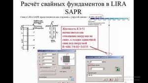 Фундаменты в Lira Sapr Урок 11 Моделирование работы сваи при вертикальной нагрузке