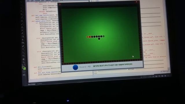 Snake en python sans pygame смотреть онлайн