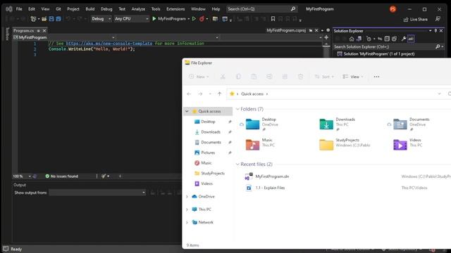 Escape Tutorial Hell: Learn C# Building a Math Game in 2022 - Part 2 (Examining the project files) смотреть онлайн