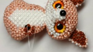 Верхние лапки. Кенгуру из бисера. Амигуруми. Мастер класс.