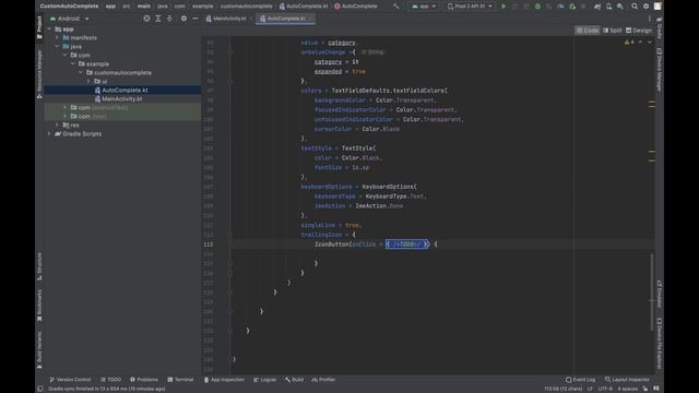 AutoComplete TextField in Jetpack Compose | Android Studio смотреть онлайн