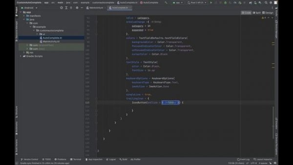 AutoComplete TextField in Jetpack Compose | Android Studio