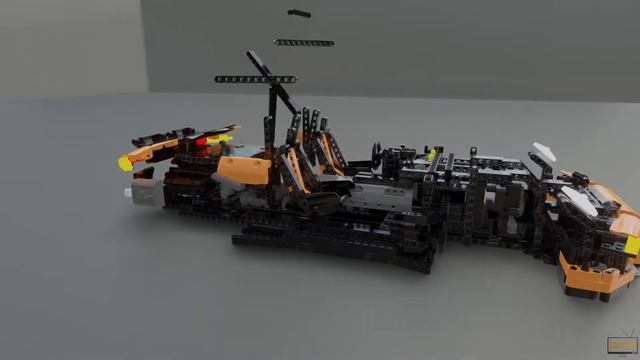 Blender 2.9A - Animations Nodes Lego Technic Build смотреть онлайн