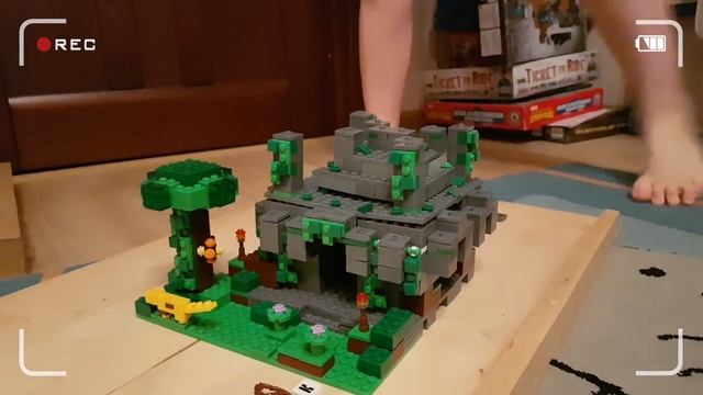 храм в джунглях. лего майнкрафт. обзор. смотреть онлайн