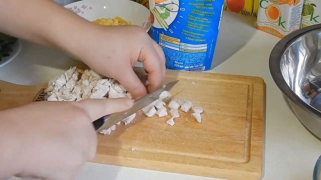 Салат ? "КАРУСЕЛЬ" - ? с куриной грудкой и корейской морковью. смотреть онлайн