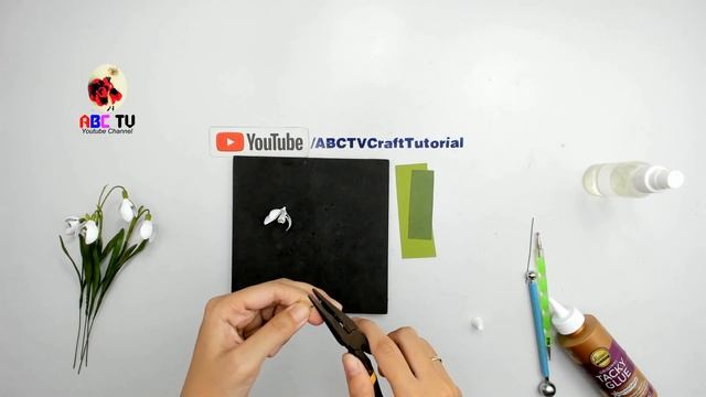 ABC TV | How To Make Snowdrop Paper Flower - Craft Tutorial смотреть онлайн