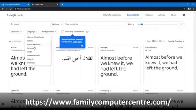 CSS Tutorial | How to Import Fonts from Google’s Font API смотреть онлайн