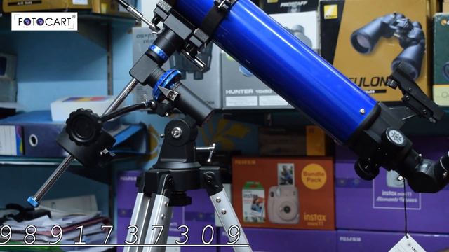 Meade Polaris 80EQ Refractor Telescope Unboxing With Full Guide Setup - FotoCart India