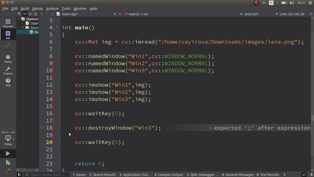 OPENCV & C++ TUTORIALS - 68 | destroyWindow() | destroyAllWindows() смотреть онлайн