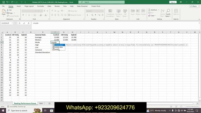 Exp19_Excel_Ch08_ML2_Reading_Scores | Exp19 Excel Ch08 ML2 Reading Scores | 100% Grades смотреть онлайн