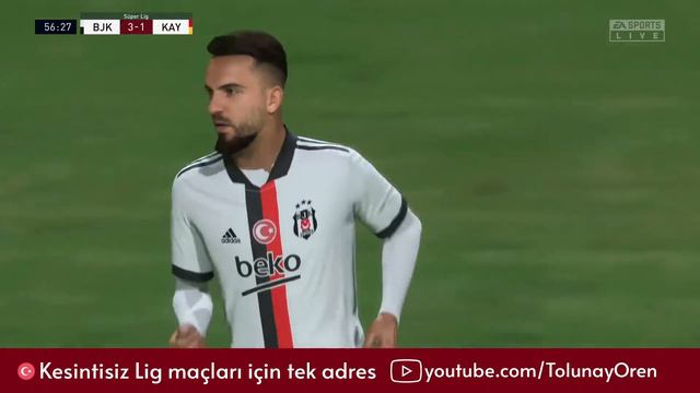 Beşiktaş - Kayserispor (Süper Lig 16. Hafta Pazar, 12.12.2021 - 19:00)
