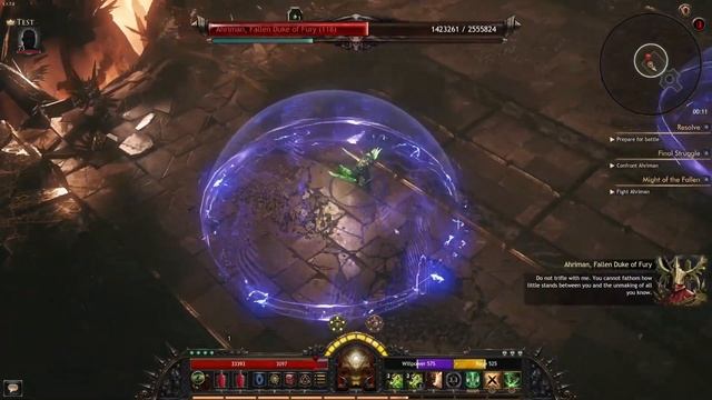 Wolcen: Lords Of Mayhem | Ahriman | Endgame Final Act 4 Boss Showcase
