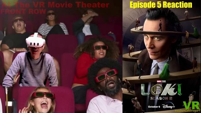 Meta Quest 3 LOKI S2 Ep5: Science/Fiction Reaction in a VR Movie Theater Live смотреть онлайн