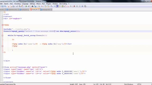 Creating a chat application in php part 3 смотреть онлайн