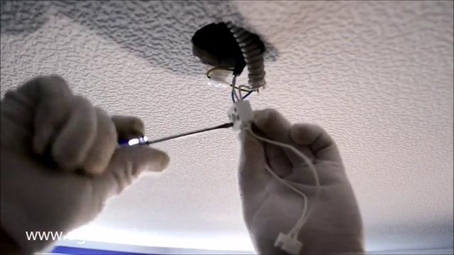 Установка точечных светильников смотреть онлайн