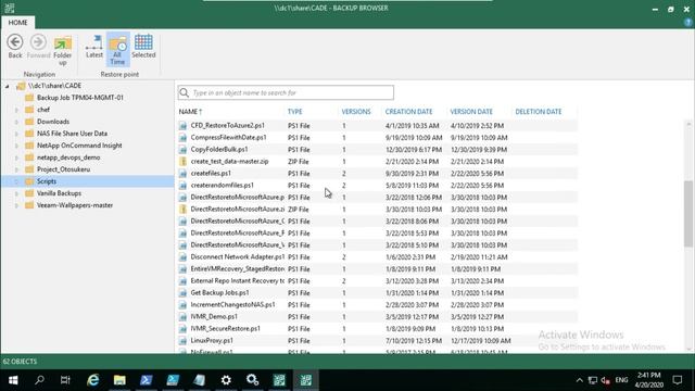 Veeam NAS Backup - Recovery смотреть онлайн