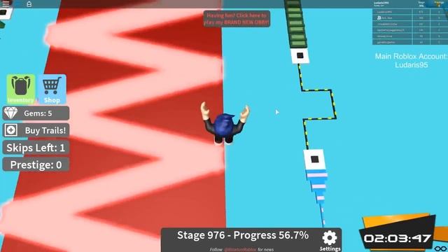 [ROBLOX|SPEEDRUN] MEGA FUN OBBY [1720 Stages] *NEW* | 4:05:49 hrs. » Ludaris смотреть онлайн